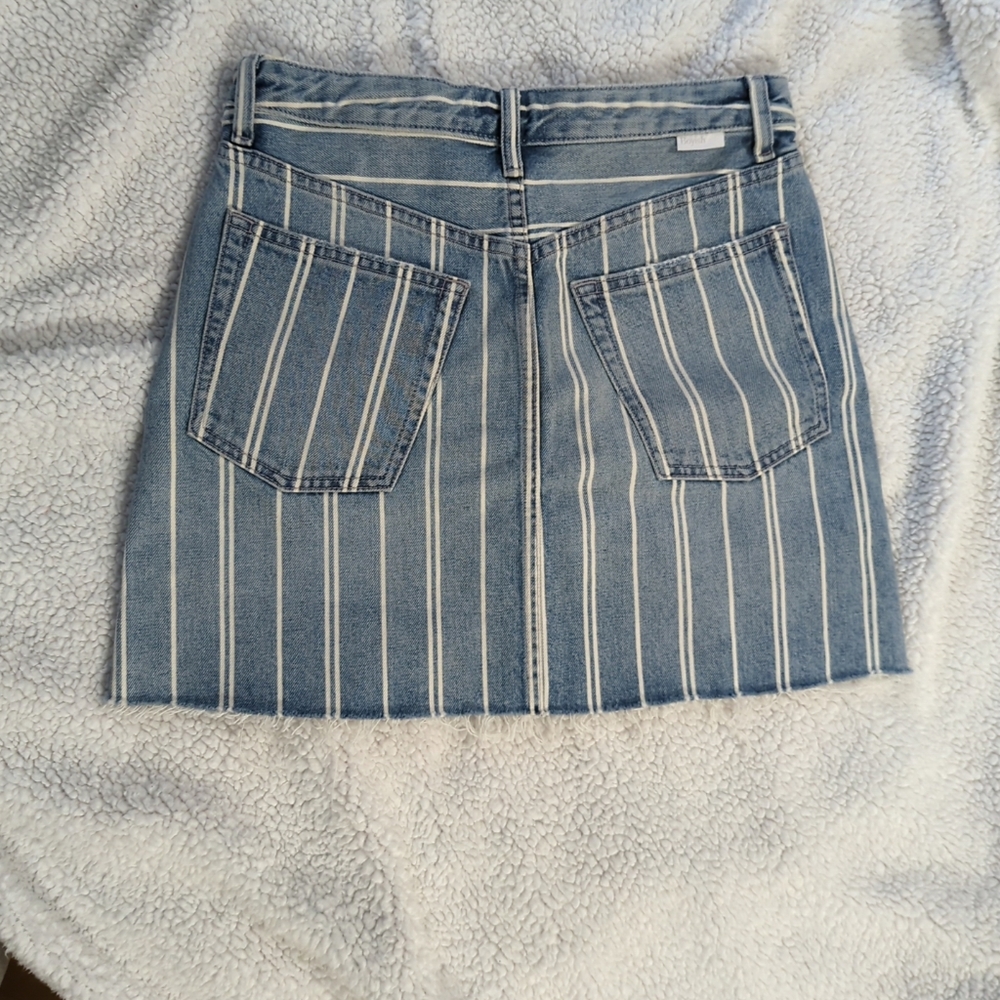 Boyish Corey Stripped Mini Skirt - Picture 2 of 7